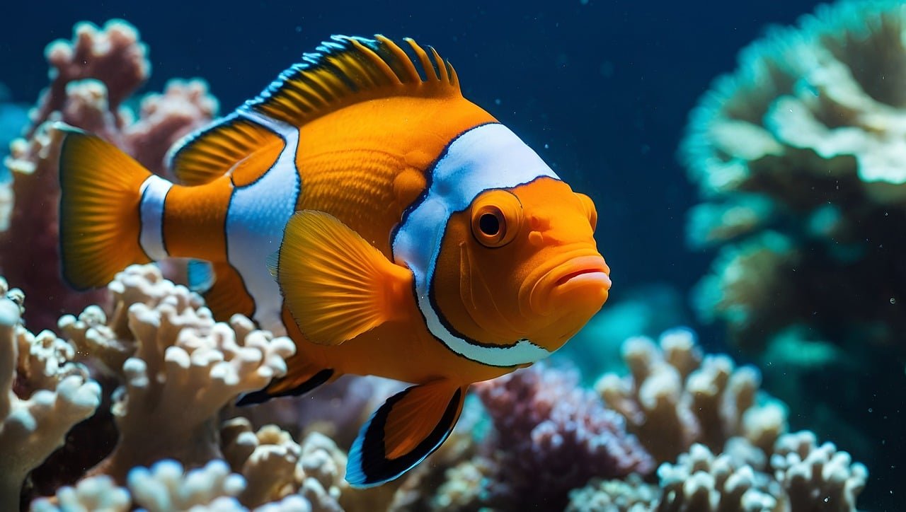 ai generated, clownfish, fish-8607669.jpg